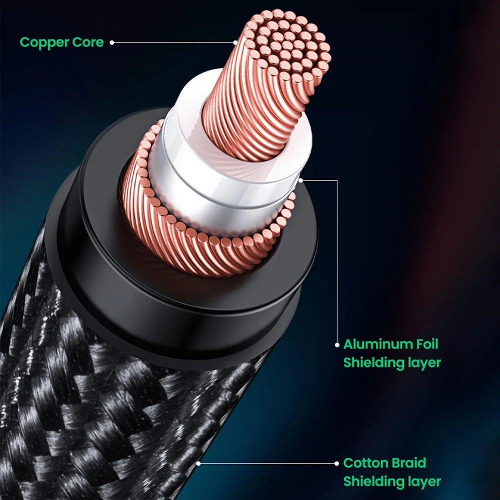 UGREEN 1m 3.5mm Male to XLR Female Audio Cable for Microphone Speakers Sound Consoles Amplifier - 3