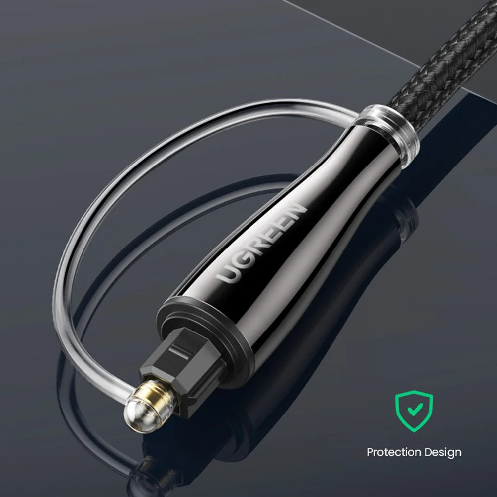 UGREEN 1m SPDIF Toslink Digital Optical Audio Cable for PS4 TV Box Speaker Wire Soundbar Amplifier Subwoofer - 6