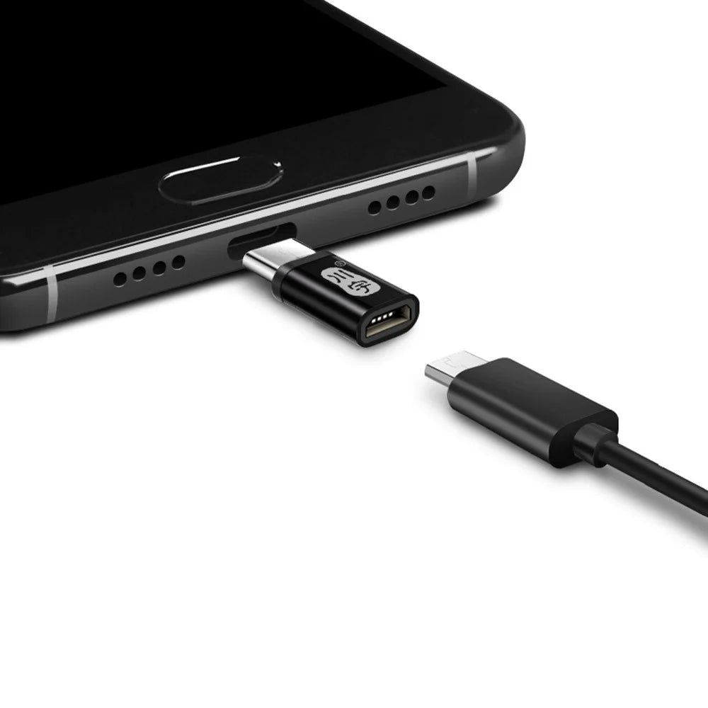 KAWAU L209 Mini Size Micro USB to Type C Adapter Laptop Computer Convert Connector - 2