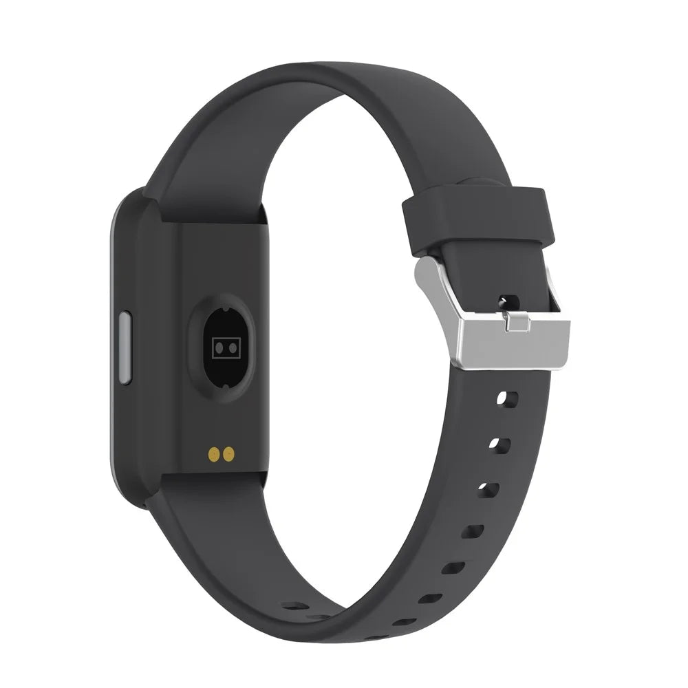H98 HD 1.47" Touch Screen Smart Bracelet Water Resistant Health Monitoring Fitness Watch with TPU Strap - Black - 2