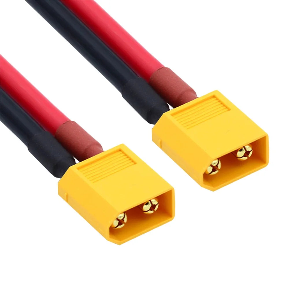 PW-052-MM XT60 0.5m Extension Cable 12AWG Male to Male Connector for RC Battery Power Station - 1