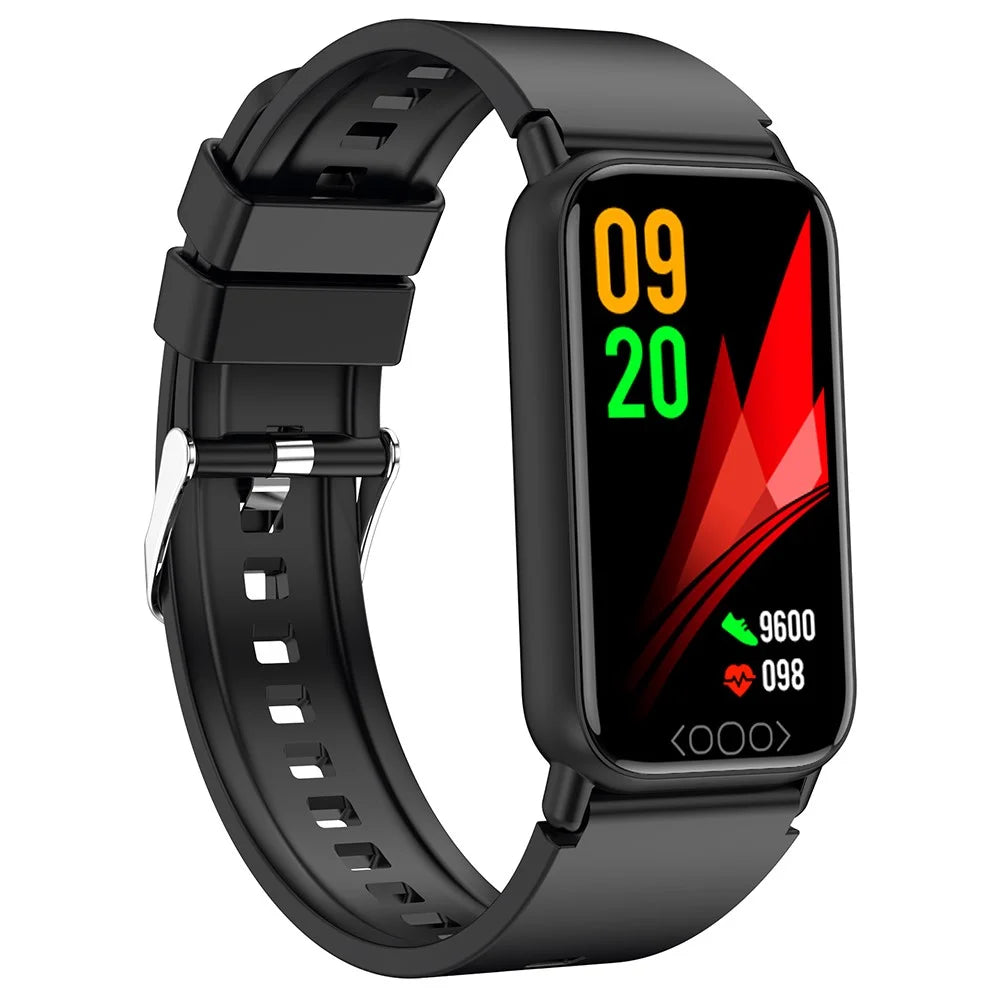 TK72 1.47" Smart Band Multi-Mode Sports Bracelet with Heart Rate Body Temperature Blood Oxygen Monitoring, DeepFit - Black - 2