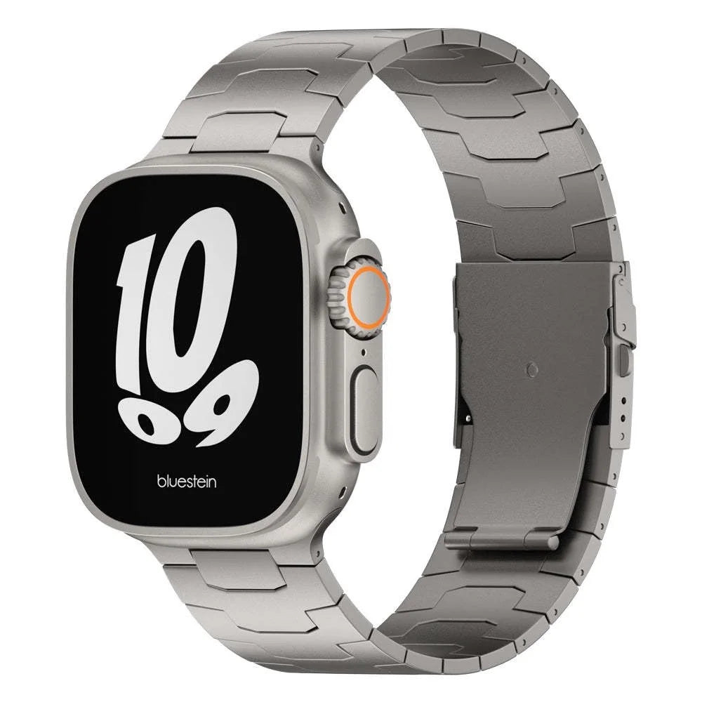 For Apple Watch Ultra 3 2 1 49mm / Series 11 10 46mm / 9 8 7 45mm / SE3 SE2 SE 6 5 4 44mm / 3 2 1 42mm Titanium Alloy 26mm Band -  Titanium - 2