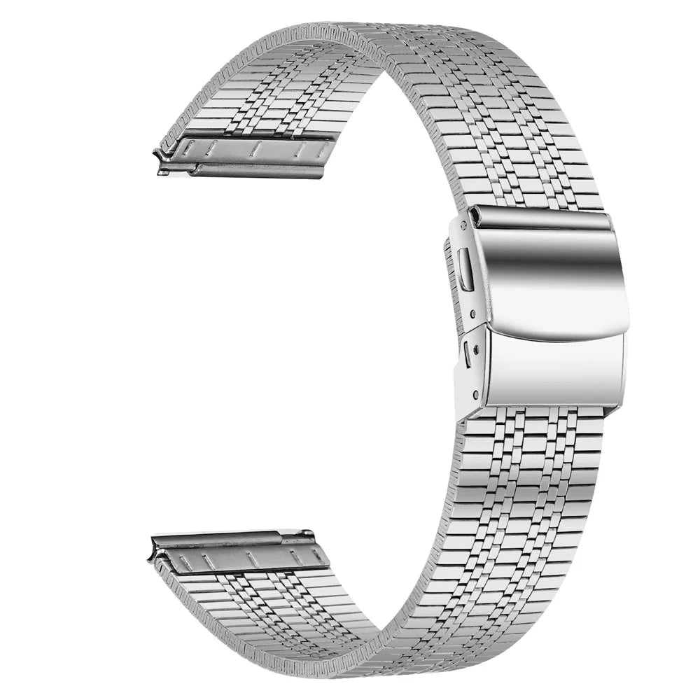 For Samsung Galaxy Watch 46mm Stainless Steel Watch Strap 22mm Wrist Band - Silver - 1