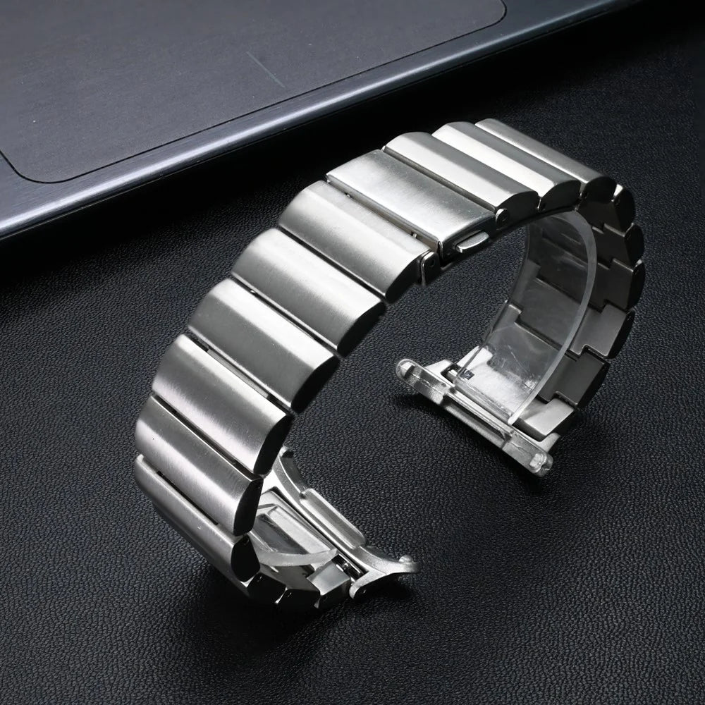 For Samsung Galaxy Watch Ultra2 47mm / Watch Ultra (2025) 47mm / Watch Ultra 47mm Titanium Alloy Strap Smart Watch Replacement Band - Silver - 2