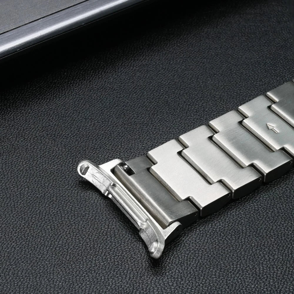 For Samsung Galaxy Watch Ultra2 47mm / Watch Ultra (2025) 47mm / Watch Ultra 47mm Titanium Alloy Strap Smart Watch Replacement Band - Silver - 5