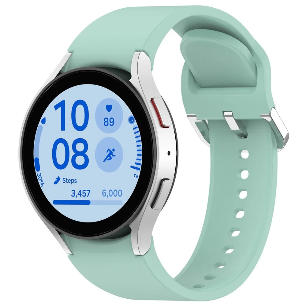For Samsung Galaxy Watch7 / Watch6 / Watch FE 40mm / Watch 5 / Watch4 Wrist Band Silicone Watch Strap - Green - 2