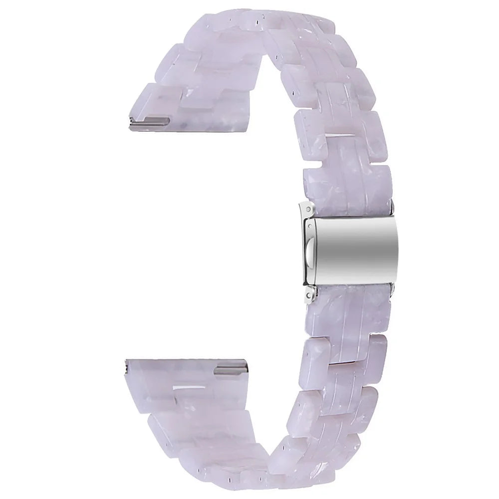 Colorful Resin Watch Band for Samsung Galaxy Watch3 45mm Replacement - White - 1