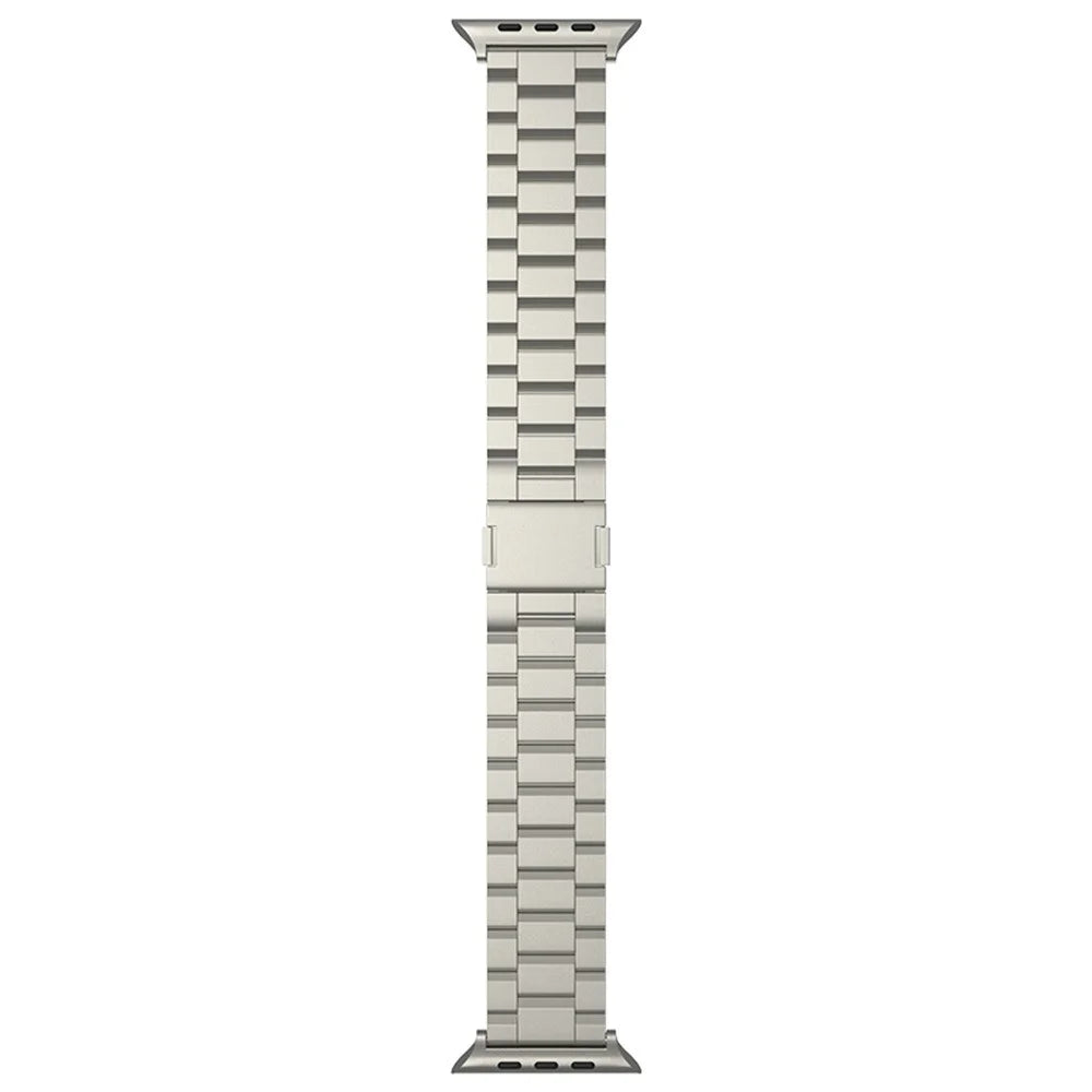 Strap for Apple Watch Ultra 3 2 1 49mm / Series 11 10 46mm / 9 8 7 45mm / SE3 SE2 SE 6 5 4 44mm / 3 2 1 42mm Titanium Alloy Band - Titanium - 2