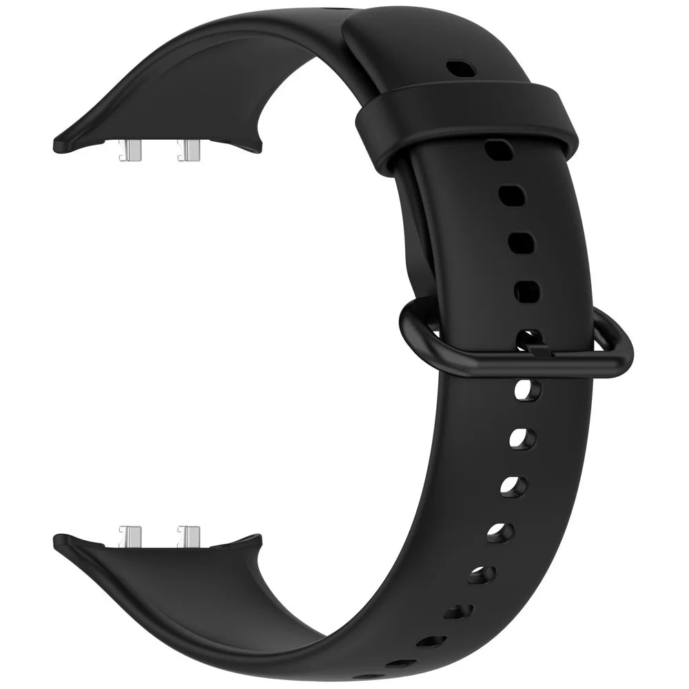 For Honor Watch 5 Silicone Band Adjustable Watch Strap Replacement Bracelet - Black - 2