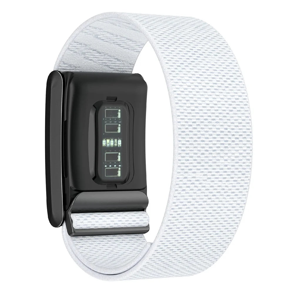 For WHOOP 4.0 Fitness Tracker Wrist Band Elastic Adjustable Strap - White - 2