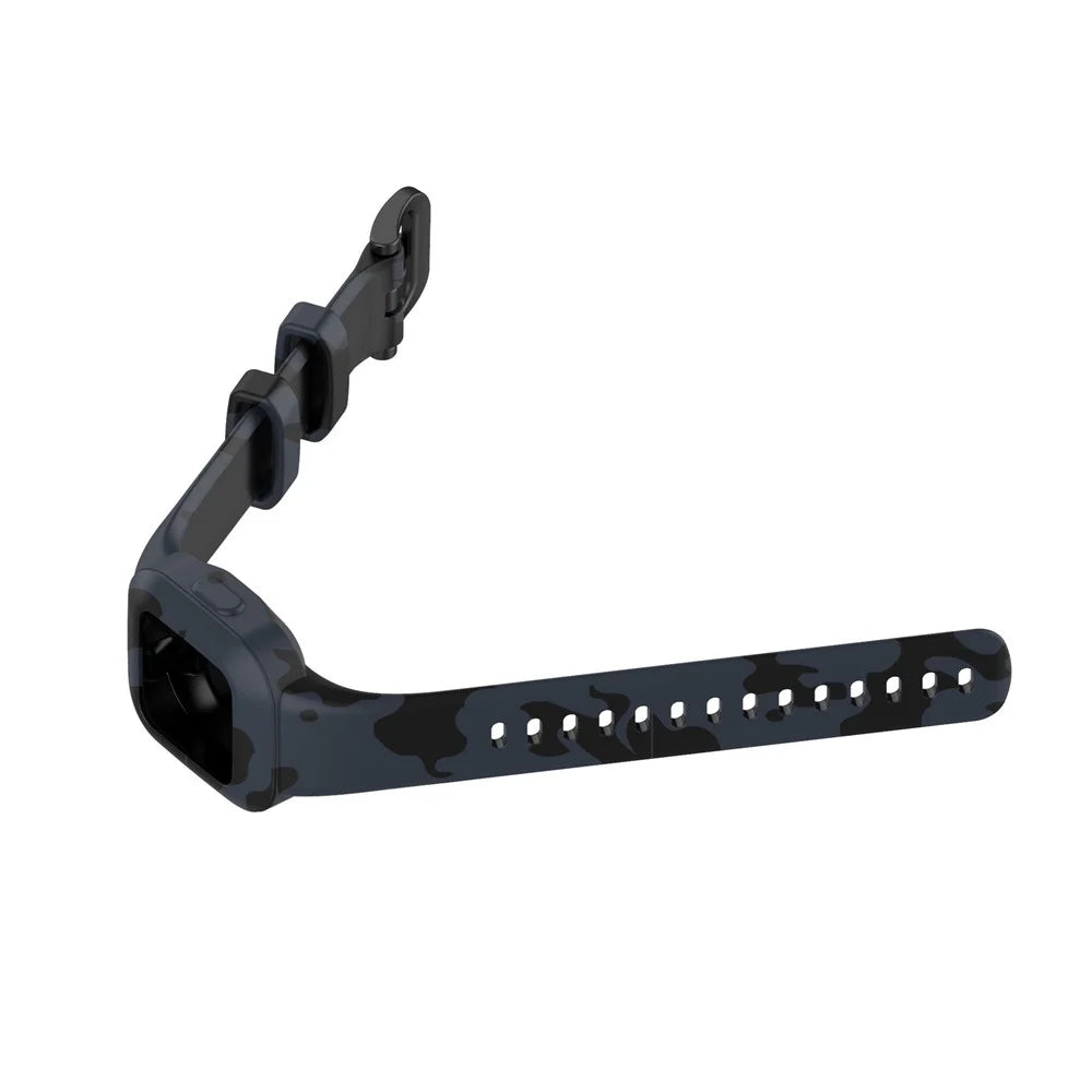 For GarminFit RJ3 / Garmin Vivofit JR3 Pattern Printing Silicone Smart Watch Band Wrist Strap Replacement - Camouflage Grey - 4