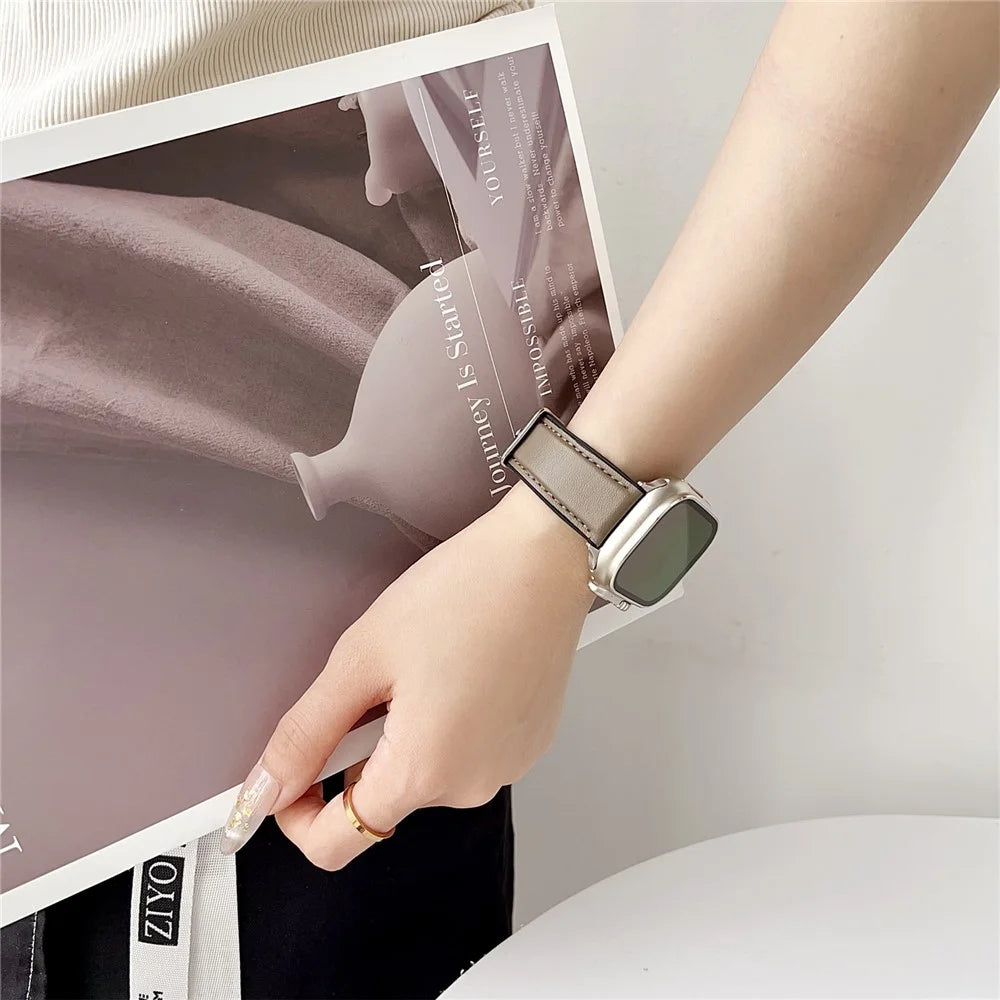 Watch Band for Apple Watch Ultra 3 2 1 49mm / Series 11 10 46mm / 9 8 7 45mm / SE3 SE2 SE 6 5 4 44mm / 3 2 1 42mm Napa Texture PU Covered Silicone Strap - Black - 7