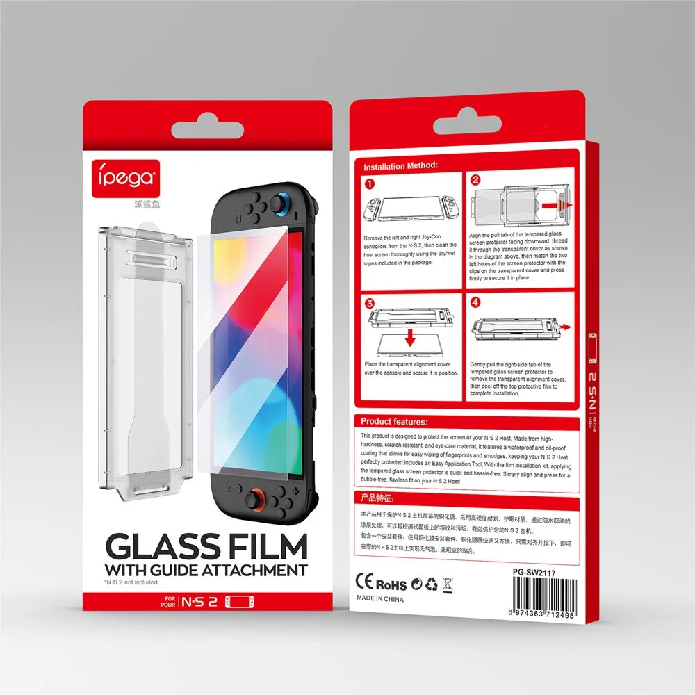 IPEGA PG-SW2117 For Nintendo Switch 2 Screen Protector Oil Resistant Tempered Glass Eye Protection Film - 5