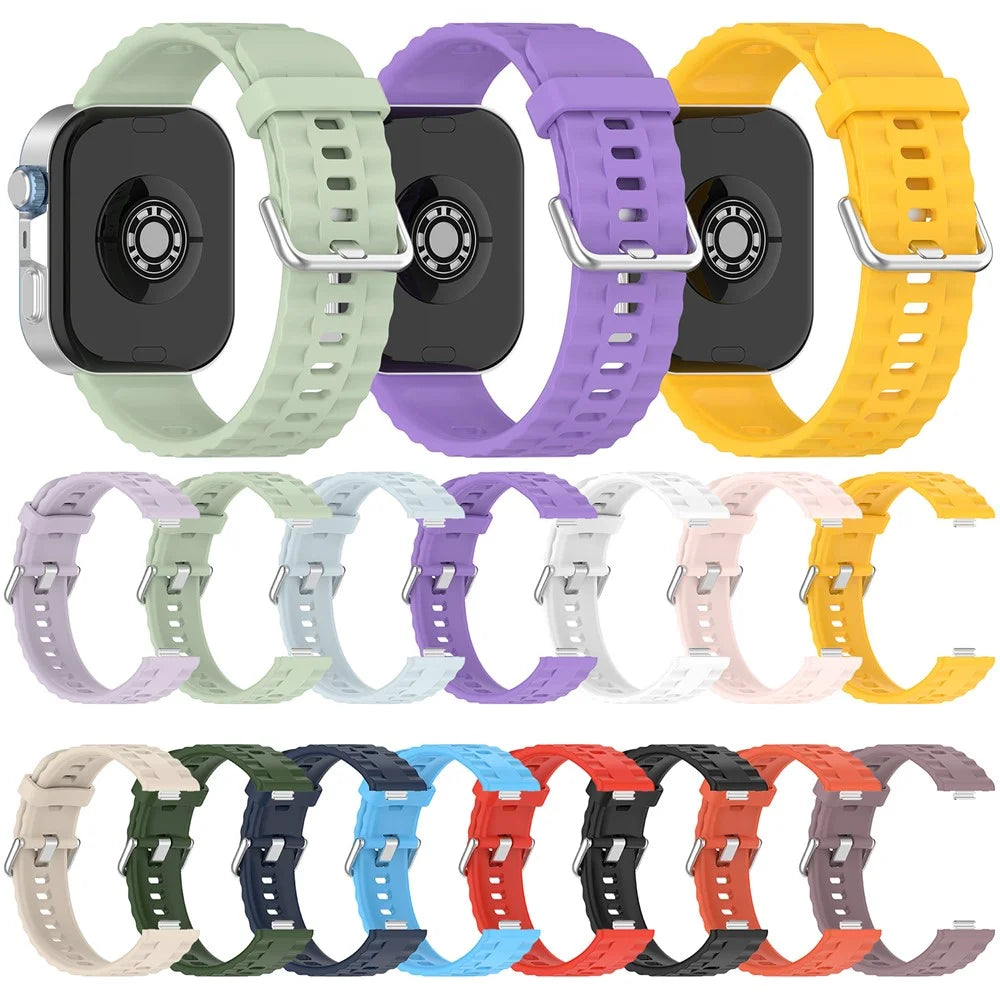 Watch Band for Huawei Watch Fit 4 / Fit 4 Pro / Fit 3 Silicone Sports Replacement Strap - Lilac Purple - 4