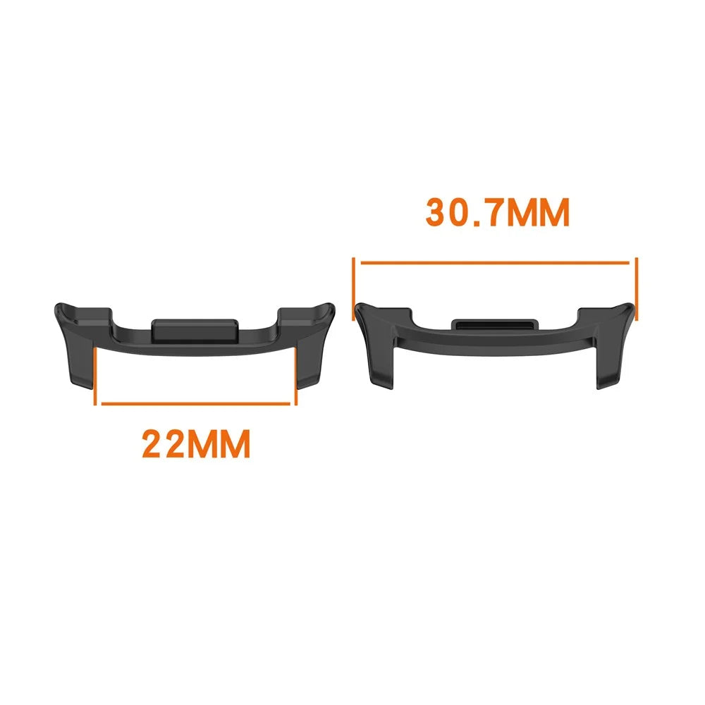 1 Pair For Samsung Galaxy Watch Ultra (2025) 47mm Watch Band Connector 22mm Replacement Strap Adapters - Rose Gold - 3