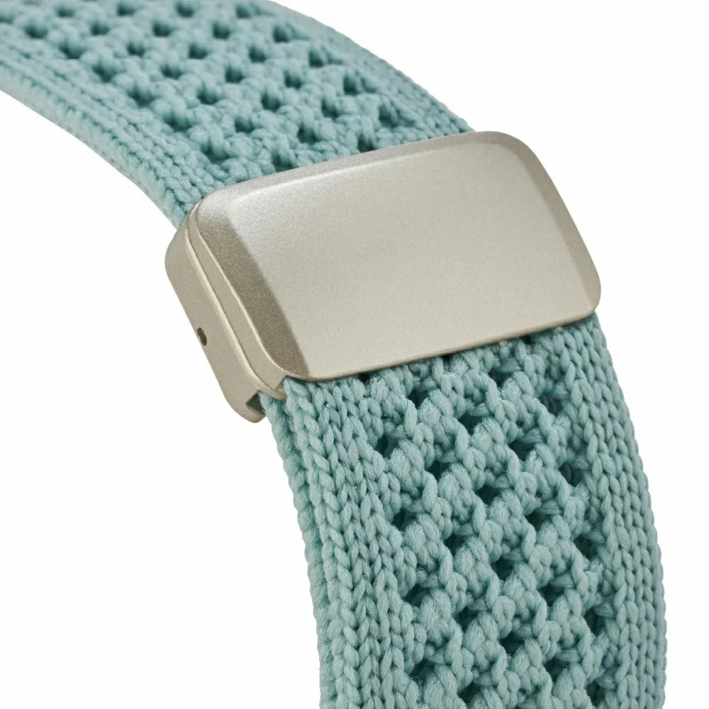 LEMONDA Watch Band For Apple Watch Series 11 10 42mm / 9 8 7 41mm / SE3 SE2 SE 6 5 4 40mm / 3 2 1 38mm Breathable Woven Nylon Strap - Mint Green - 4