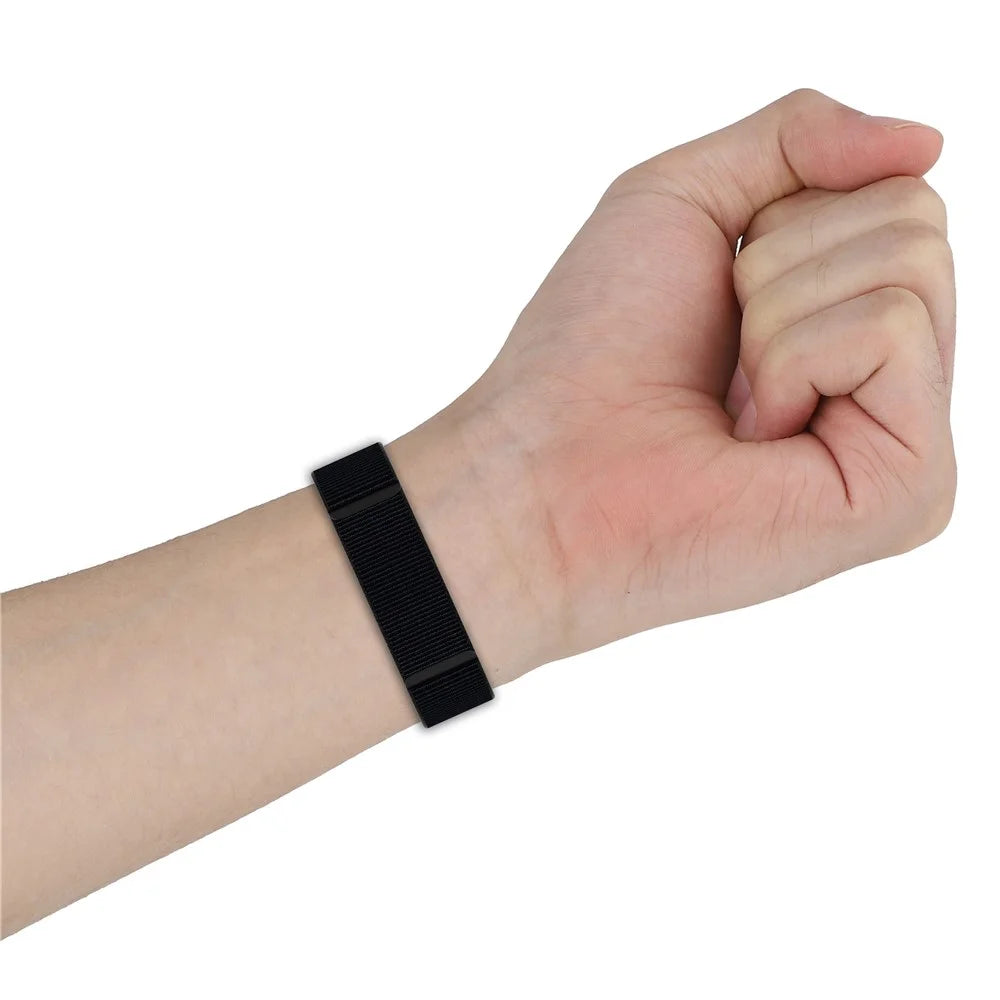 26mm Watch Band for Garmin quatix 8 51mm / Fenix 8 51mm / 7X / 7X Pro 51mm Nylon Magic Tape Replacement Strap - Black - 5