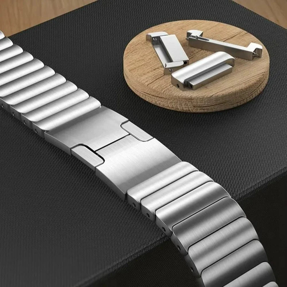 For Huami Amazfit T-Rex 3 A2322 Watch Band Titanium Alloy 1-Bead Wrist Strap - Grey - 7