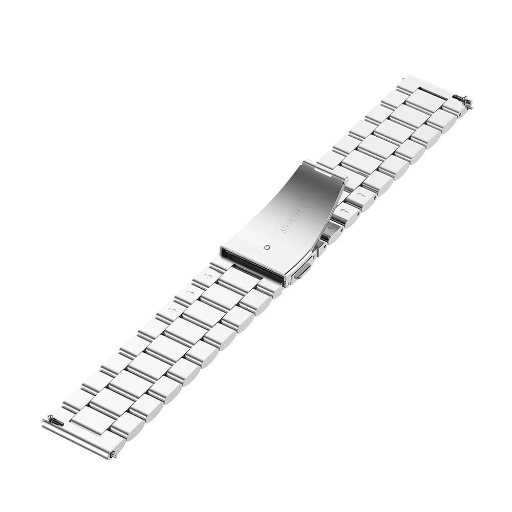 Stainless Steel 3 Beads Replacement Wrist Strap Watchband 22mm for Huawei Watch 3/Watch 3 Pro - Silver - 5