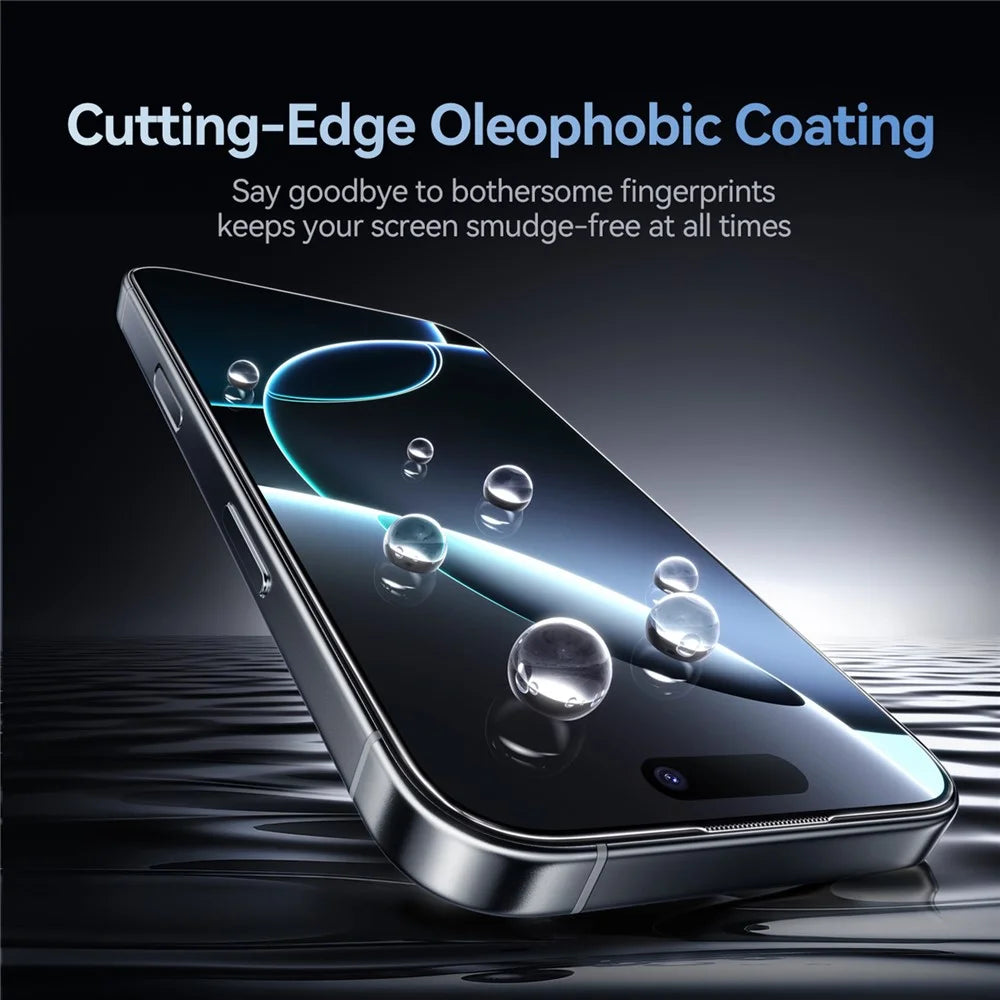 JOYROOM JR-MQS0570 For iPhone Air Screen Protector Silk Printing 2.5D High Aluminium-Silicon Glass Clear Film - 4