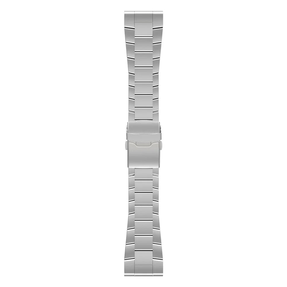 26mm Quick Release Watch Band for Garmin Fenix 8 Pro MicroLED 51mm / 8 Pro AMOLED 51mm / Enduro 3 / 2 Titanium Alloy Strap with Double-Fold Buckle - Silver - 3