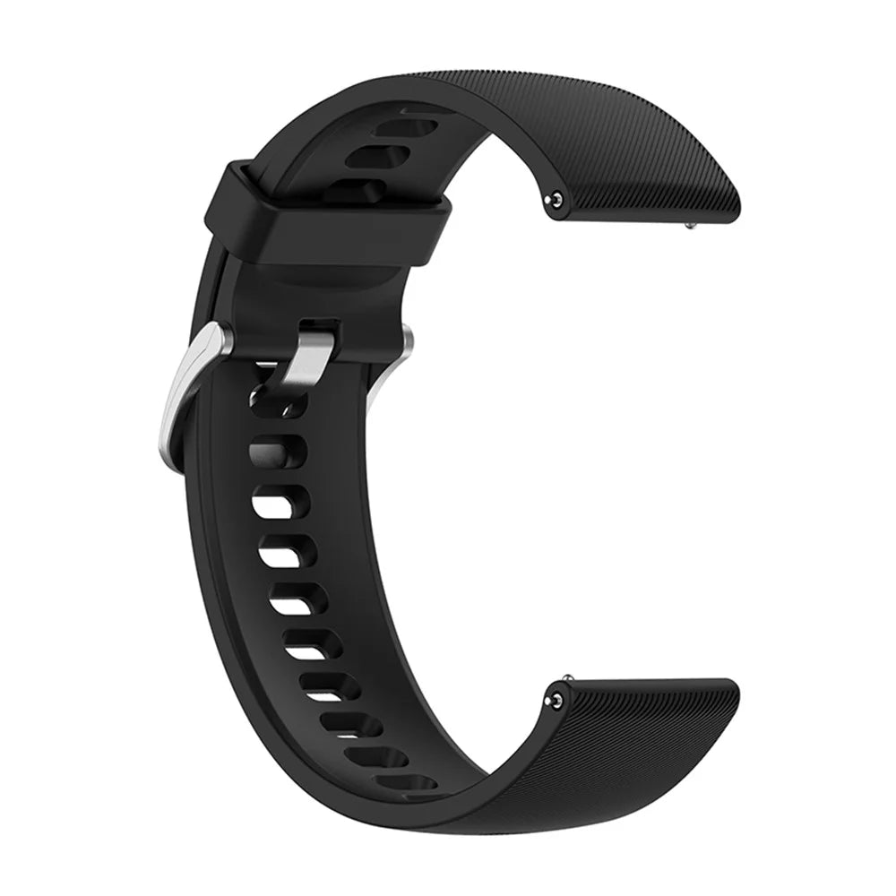 Smart Watch Strap Replacement Silicone Wrist Band for Xiaomi Mi Watch Color Sports - Black - 3