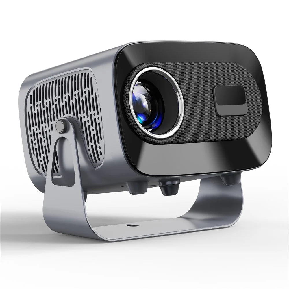 A10 PLUS Portable Smart Projector 720P Native 4K Decoding Android 11 WiFi 200 ANSI Lumens Home Theater - Black  /  EU Plug - 1
