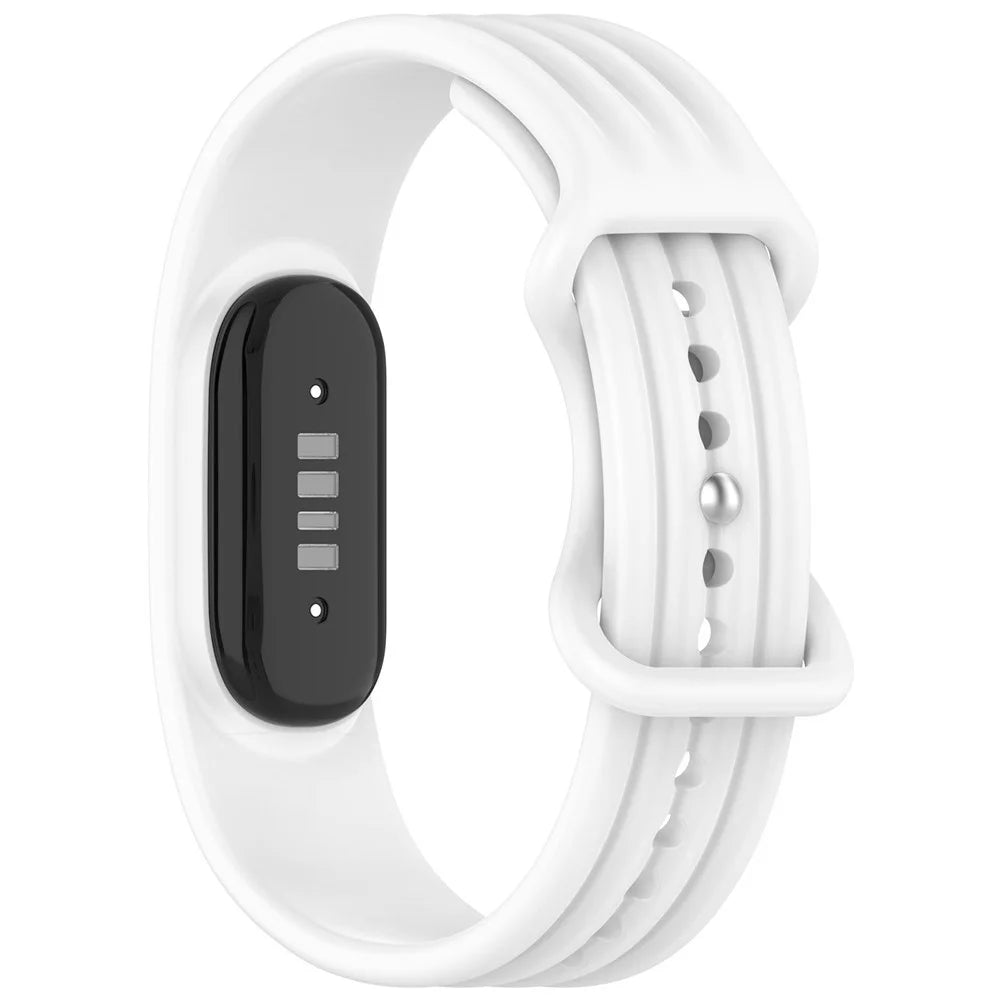 For Google Fitbit Air Silicone Strap Quick Release Replacement Band - White - 3