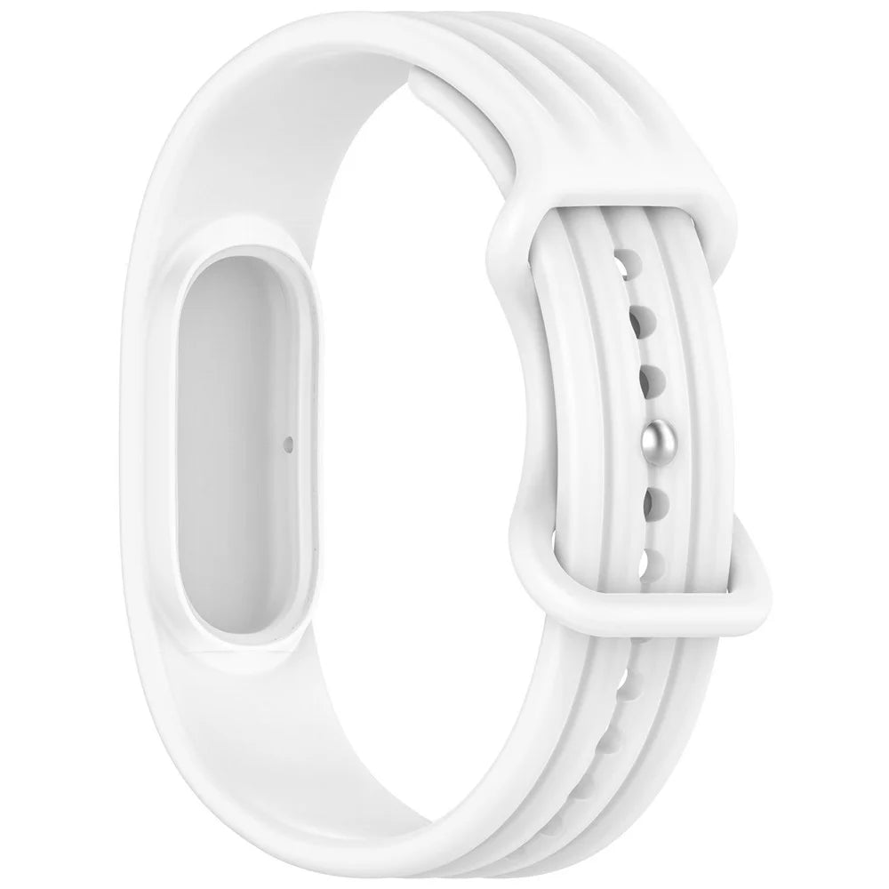 For Google Fitbit Air Silicone Strap Quick Release Replacement Band - White - 4