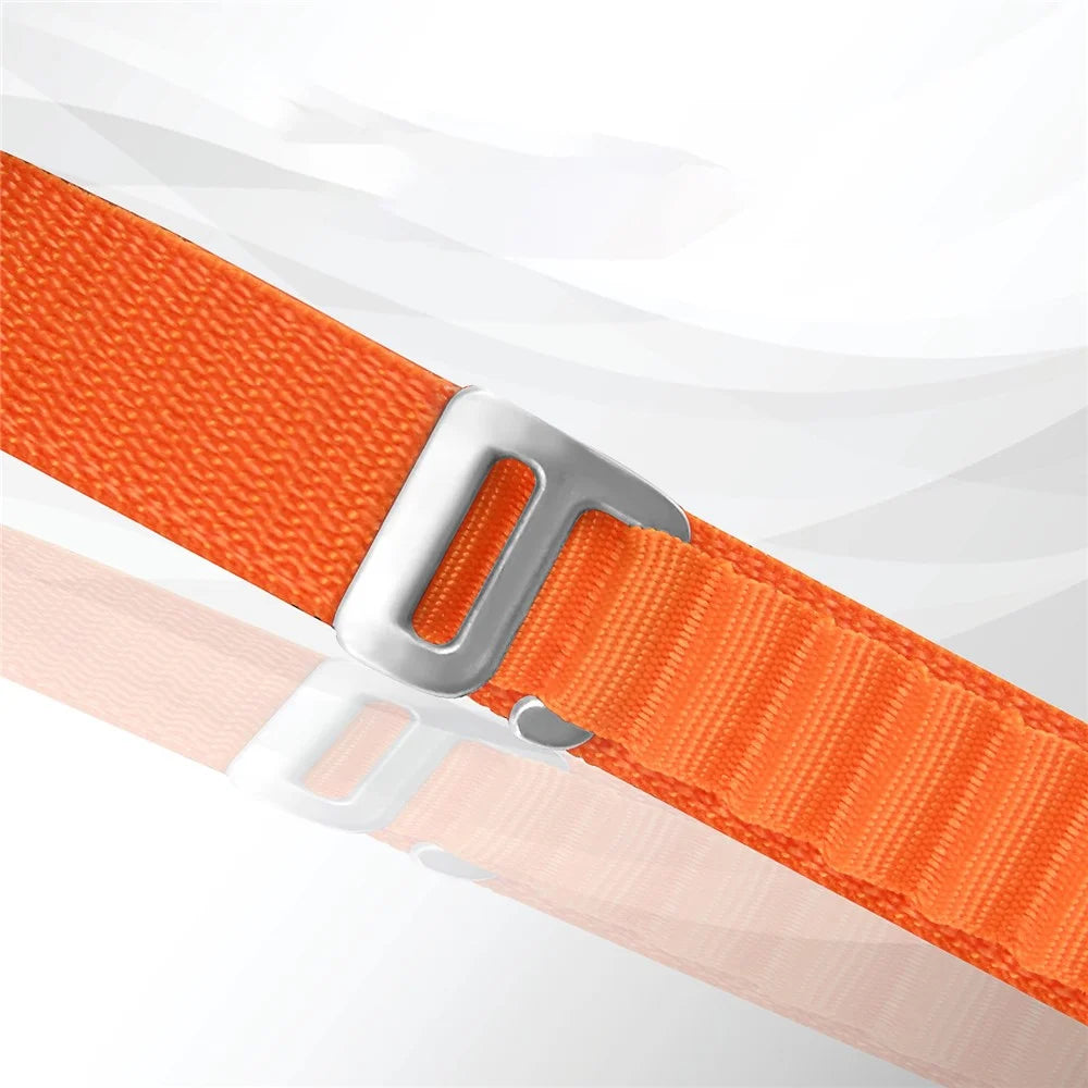For Xiaomi Mi Band 3 / Band 4 / Band 5 / Band 6 / Band 7 Alpine Loop Nylon Watch Band G-hook Adjustable Sport Strap - Rainbow Color - 3