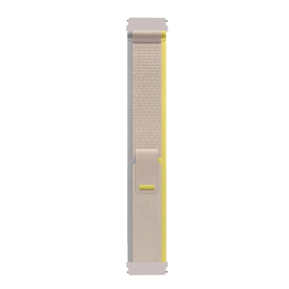 For Garmin Forerunner 255S / Venu 2S 18mm Nylon Band Sport Trail Loop Adjustable Watch Strap - Beige - 2
