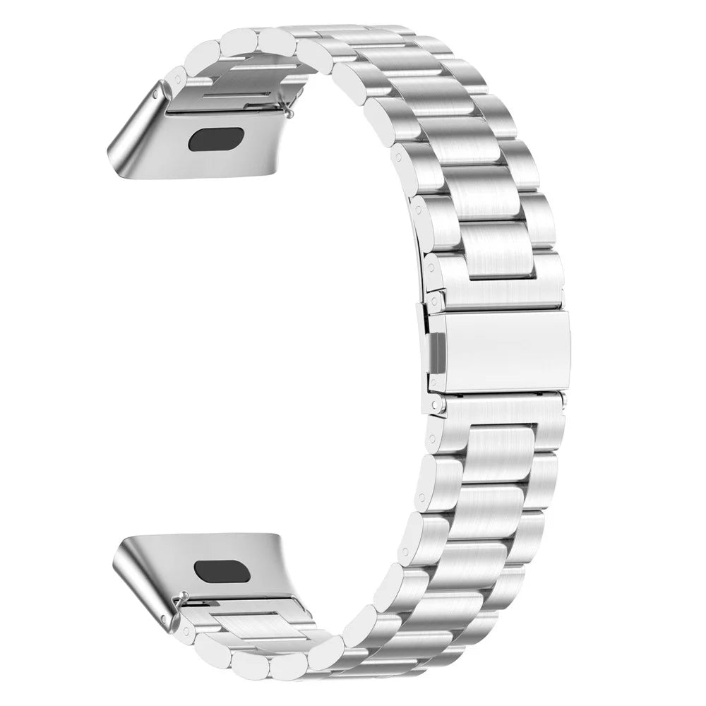 For Xiaomi Redmi Watch 3 / Mi Watch Lite 3 Metal Band 3 Beads Stainless Steel Watch Strap with Case and Tool - Silver - 3