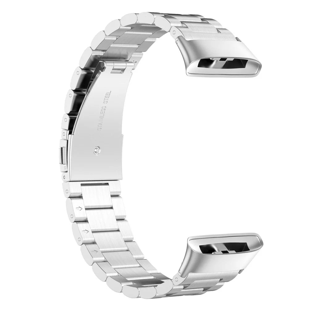 For Xiaomi Redmi Watch 3 / Mi Watch Lite 3 Metal Band 3 Beads Stainless Steel Watch Strap with Case and Tool - Silver - 4