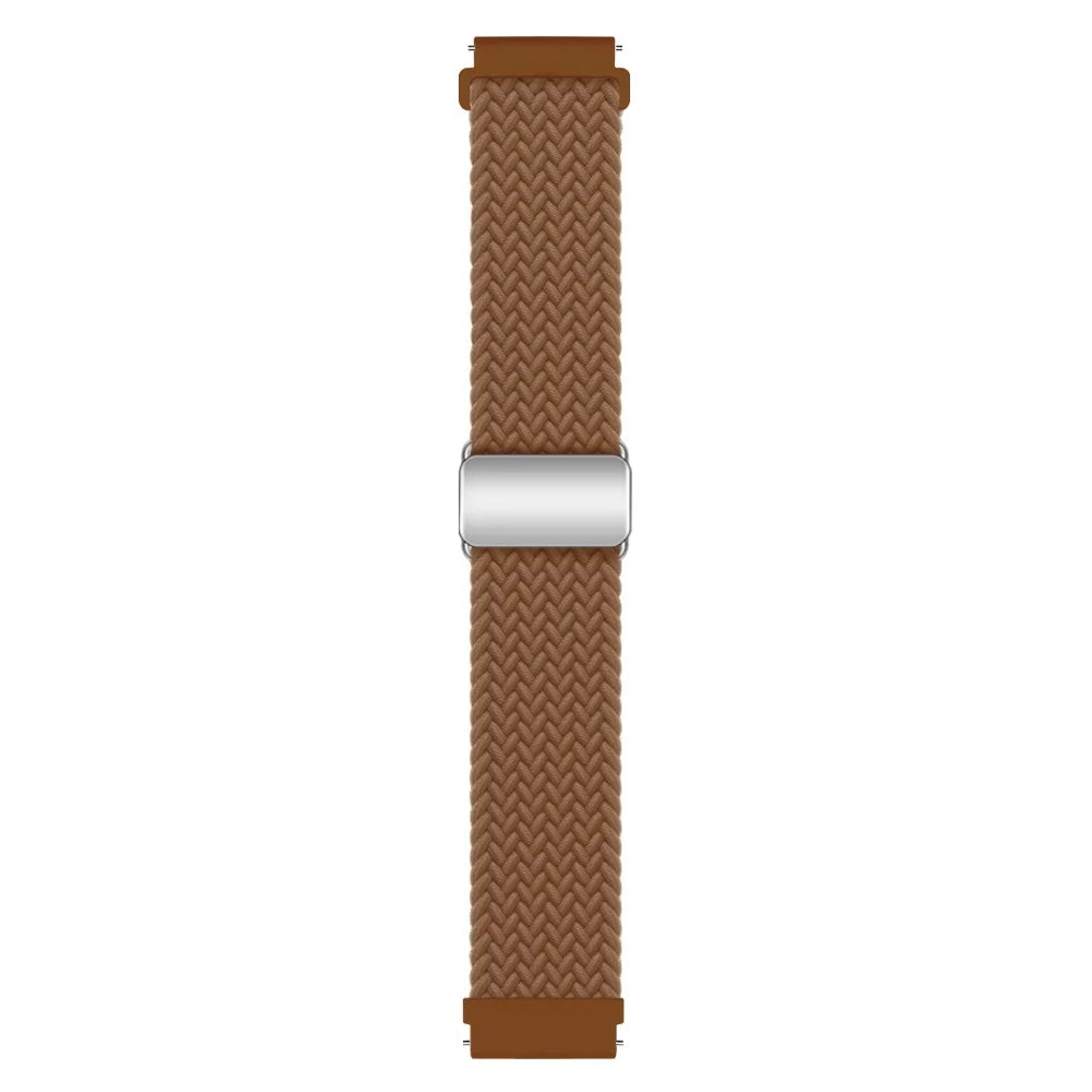 Nylon Watch Bands for Samsung Galaxy Watch6 / Watch6 Classic / Watch 5 / Watch 5 Pro / Watch4  20mm Wrist Strap - Brown - 2