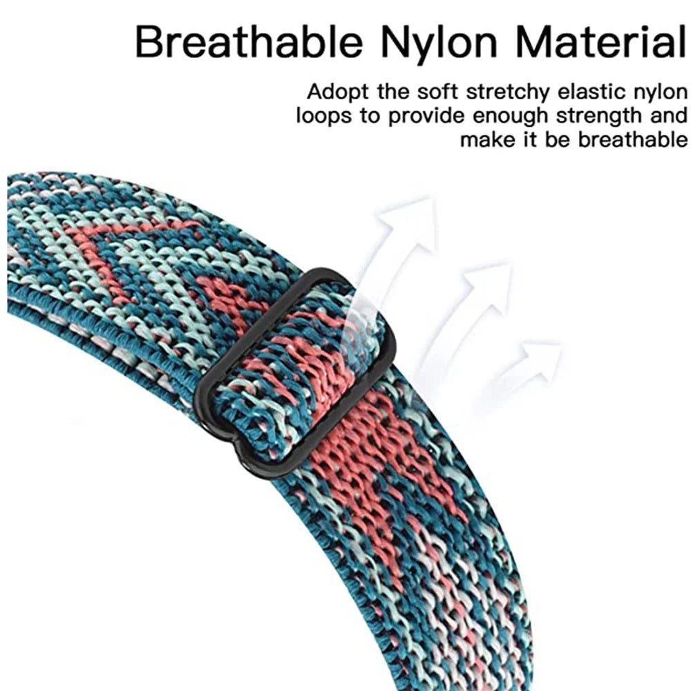 For Xiaomi Redmi Watch 3 Active Nylon Strap with Case Cover Quick Release Elastic Watch Band - Purple - 5