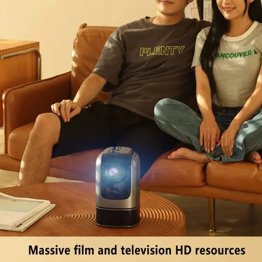 TS-1 Home Theater Telescopic Bracket 4K Projector EU Plug (with Projection Screen) - 2
