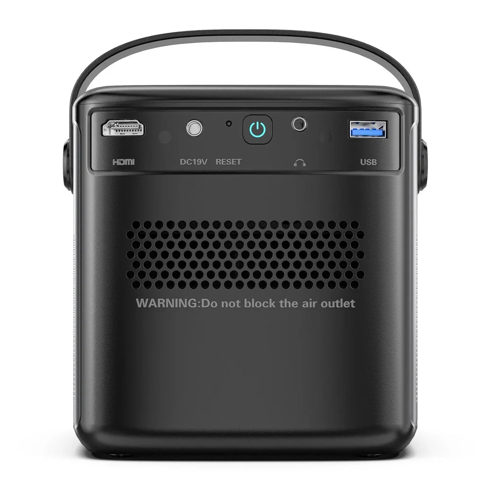 S8 Portable Rechargeable DLP Projector 1080P HD Video WiFi Home Theater Office LED Projector - US Plug - 2