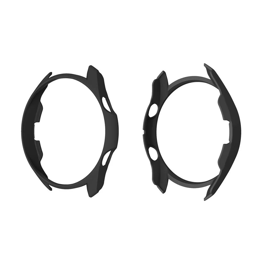 ENKAY HAT PRINCE Matte PC Case with 0.2mm 2.15D 9H Tempered Glass Protector for Samsung Galaxy Watch3 45mm - Black - 2