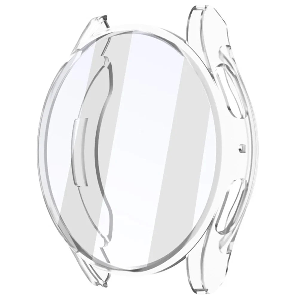 For Samsung Galaxy Watch7 44mm Transparent TPU Cover Full Coverage Watch Case - 1