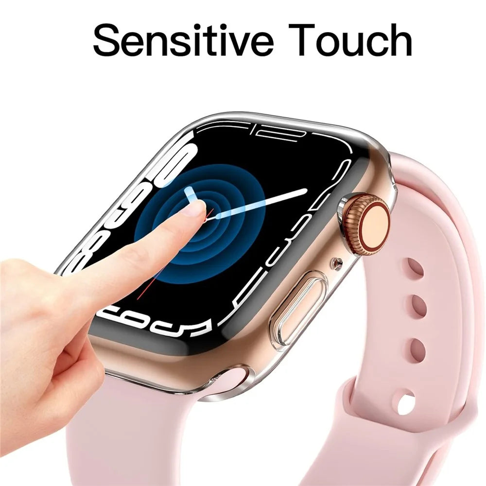 For Apple Watch Series 11 / 10 42mm Transparent Watch Case Quick Release TPU Cover Smart Watch Protective Case - 2