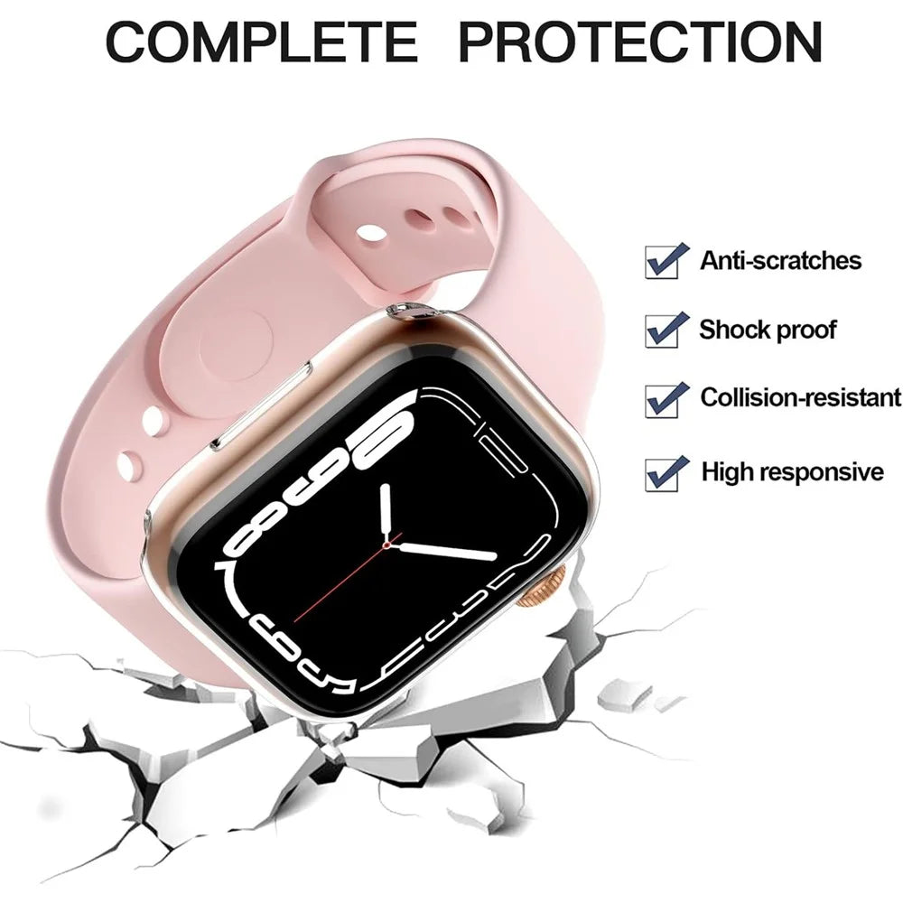 For Apple Watch Series 11 / 10 42mm Transparent Watch Case Quick Release TPU Cover Smart Watch Protective Case - 3