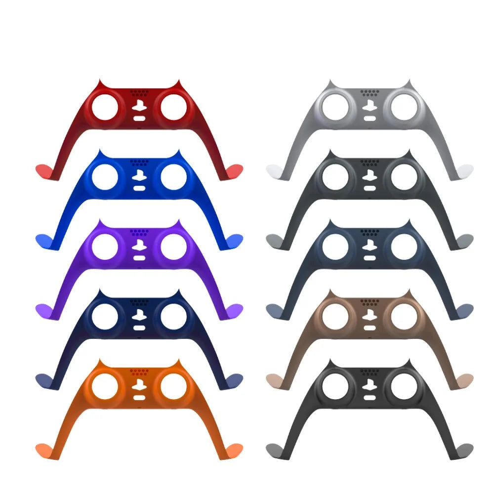 JYS P5-126 Gamepad Handle Front Middle Cover Decorative Faceplate Housing Shell Case for Playstation 5 PS5 Controller - Orange - 2
