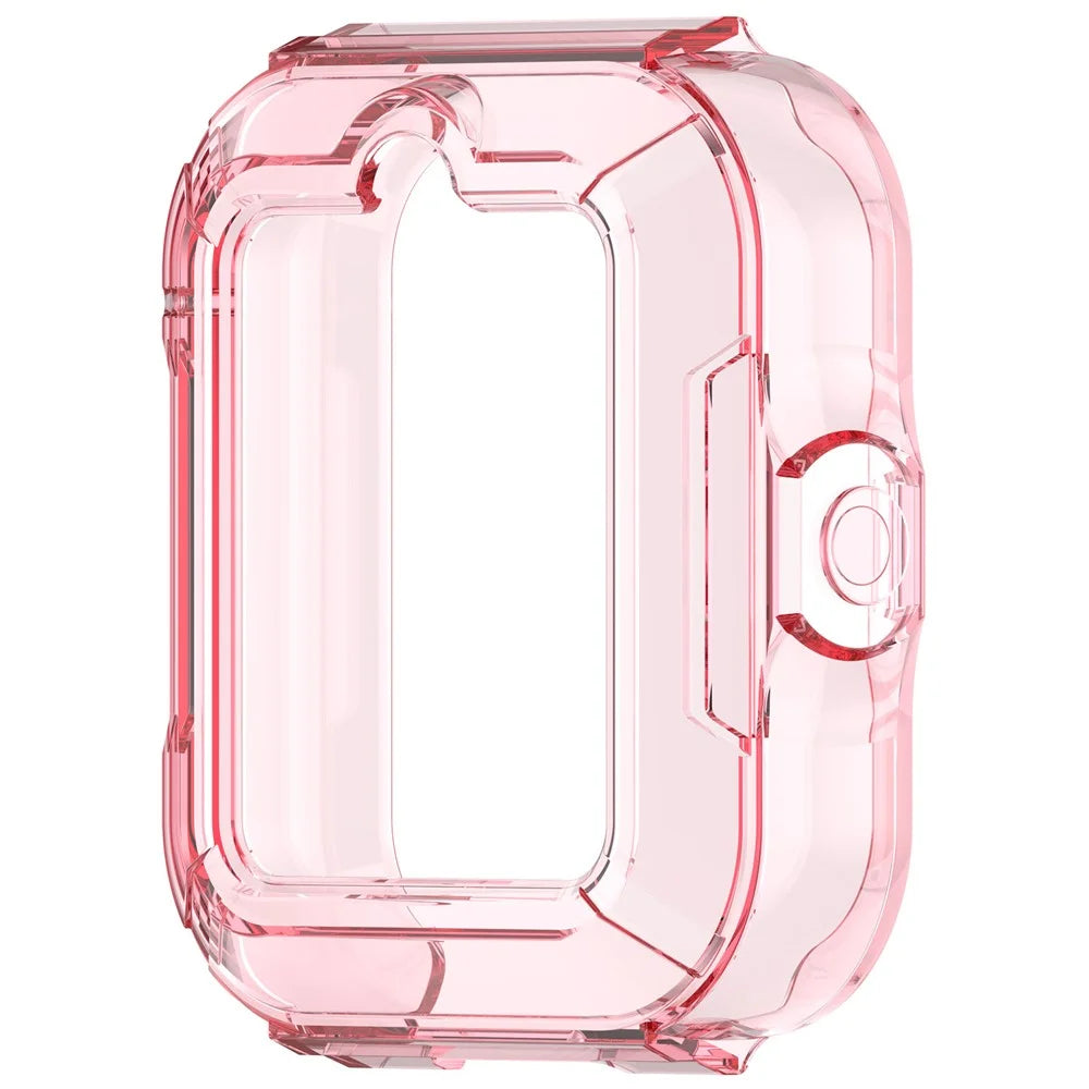 For Huawei Children's Watch 5X / 5 / 5 Pro / 5 Vitality Edition Watch Case TPU Protective Cover - Transparent Pink - 4