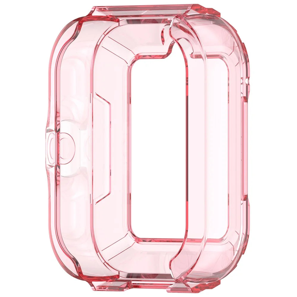 For Huawei Children's Watch 5X / 5 / 5 Pro / 5 Vitality Edition Watch Case TPU Protective Cover - Transparent Pink - 5
