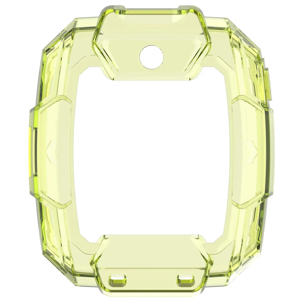 For Huawei Children's Watch 5 Pro Case Half Cover TPU Protective Frame - Transparent Green - 6
