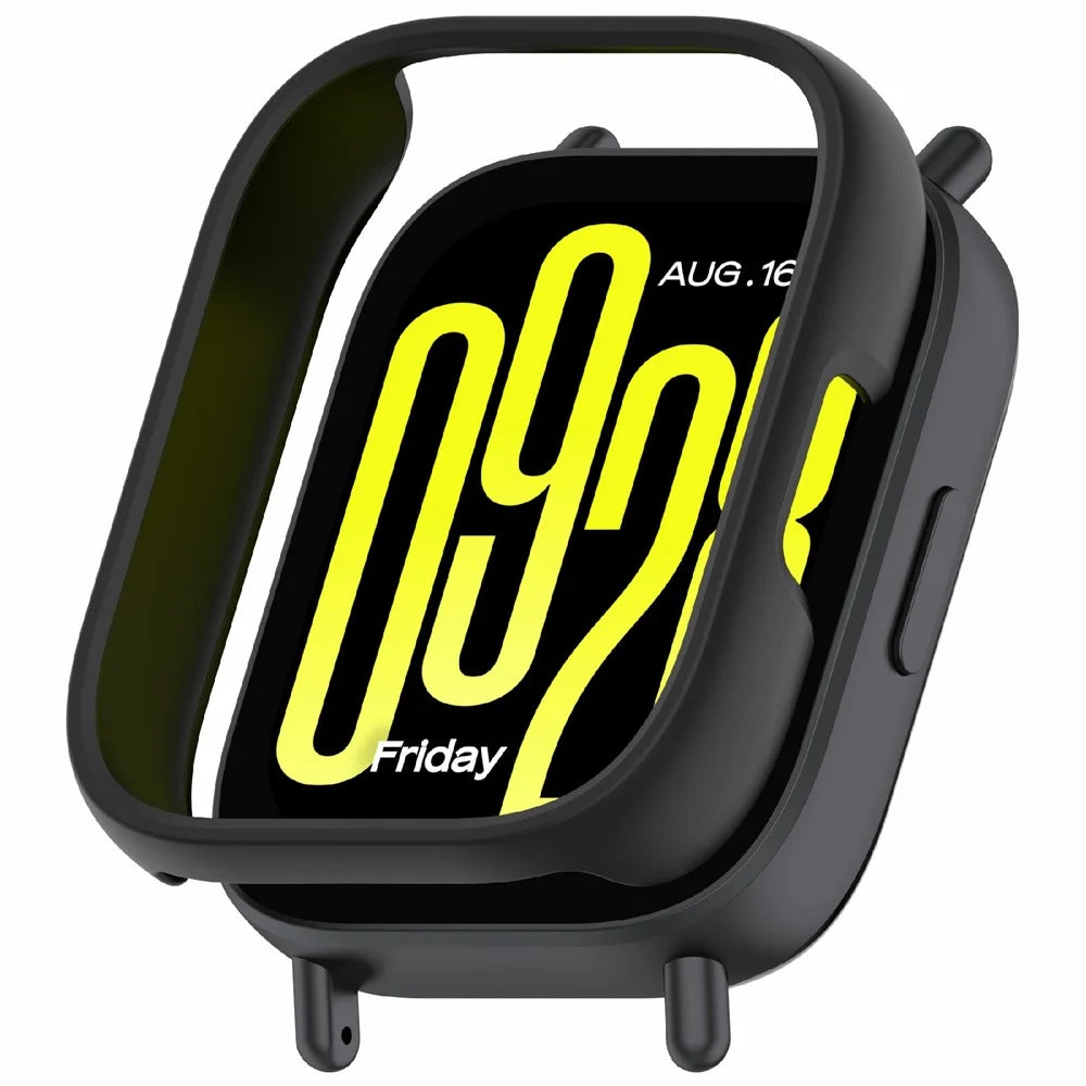 For Xiaomi Redmi Watch 5 Active Protective Cover Hollow-Out PC Watch Frame Case - Black - 1