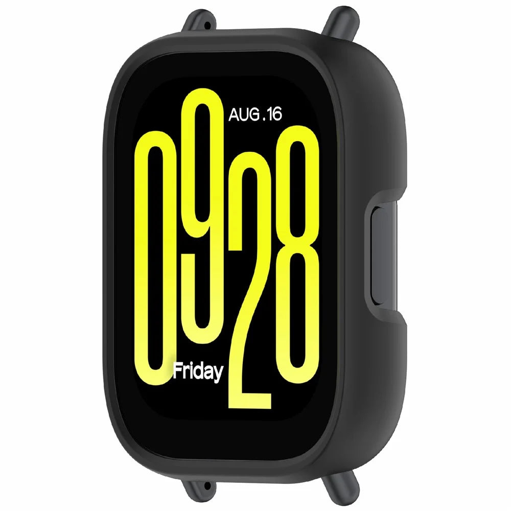 For Xiaomi Redmi Watch 5 Active Protective Cover Hollow-Out PC Watch Frame Case - Black - 2