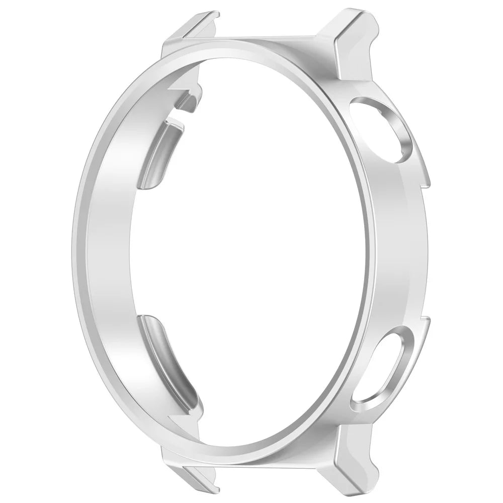 For Huawei Watch GT 5 Pro 42mm Protective Case Hollow-Out PC Watch Frame Cover - Silver - 3