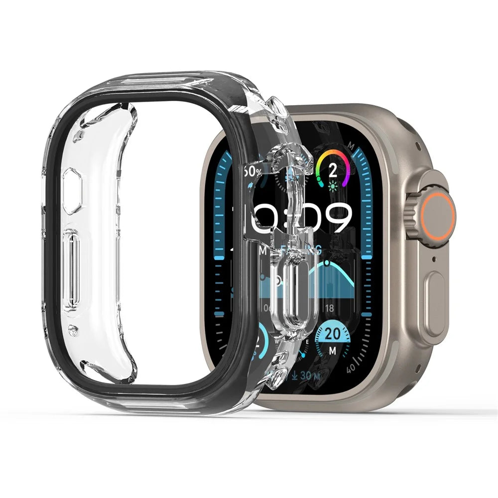 DUX DUCIS For Apple Watch Ultra 3 / Ultra 2 / Ultra 49mm  Camo Series Watch Case PC+TPU Watch Cover Protector - Black - 1